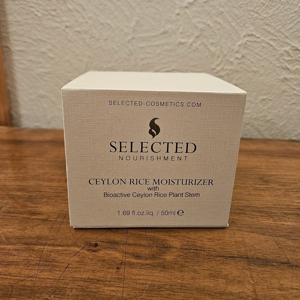 NEW Selected Skin Care CEYLON RICE MOISTURIZER 1.69‎ oz Nourishment Collection